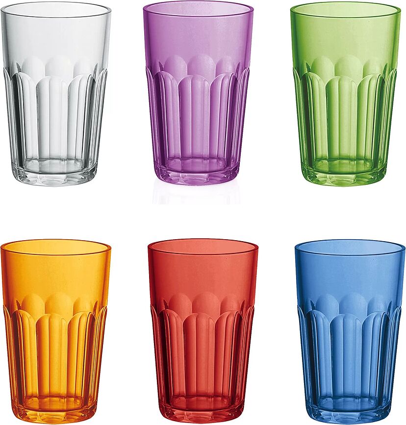 Tazas Happy Hour, 6 unidades