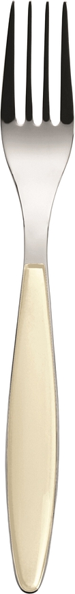 Tenedor de mesa Feeling, crema