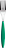Tenedor Feeling, verde marino
