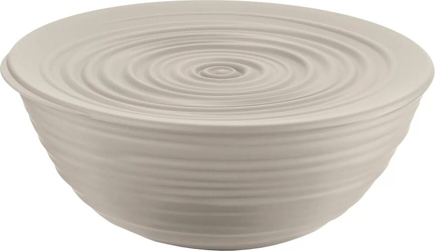 Tierra Bol avec couvercle, L, taupe