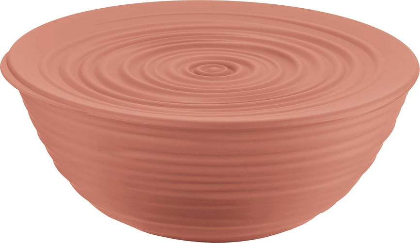Tierra Bowl with lid L terracotta
