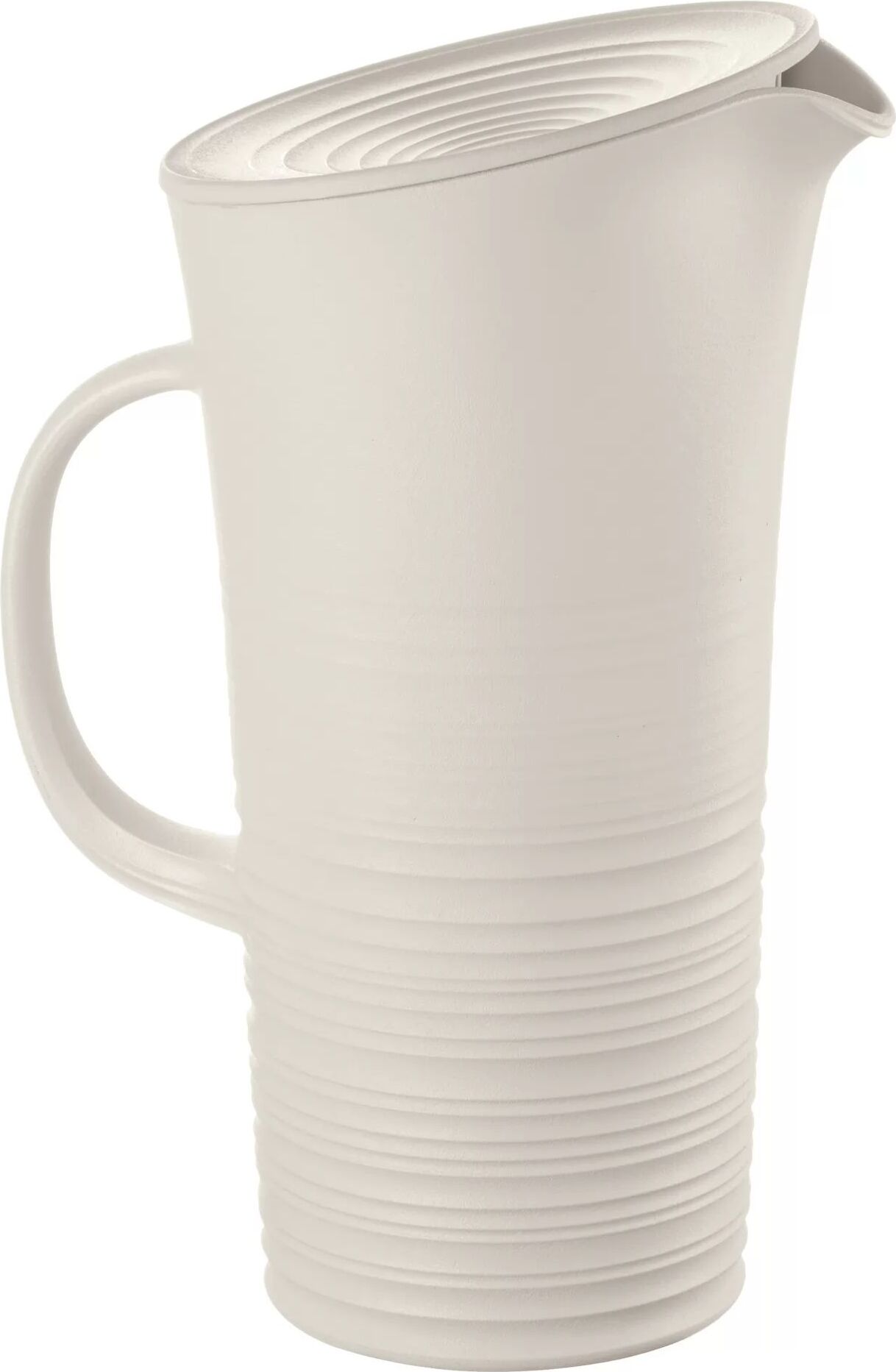 Tierra Kanne 1,8 l milchweiß mit Deckel
