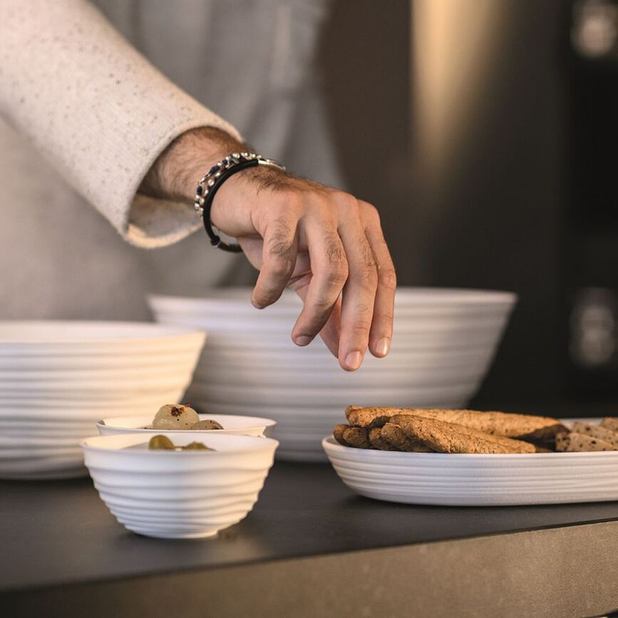 Tierra Plat de Service, terracotta