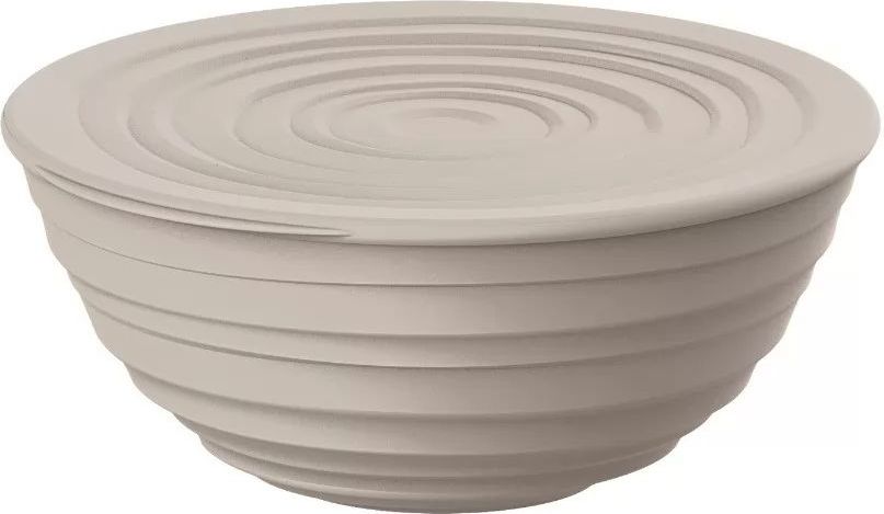 Tierra Schüssel mit Deckel M taupe