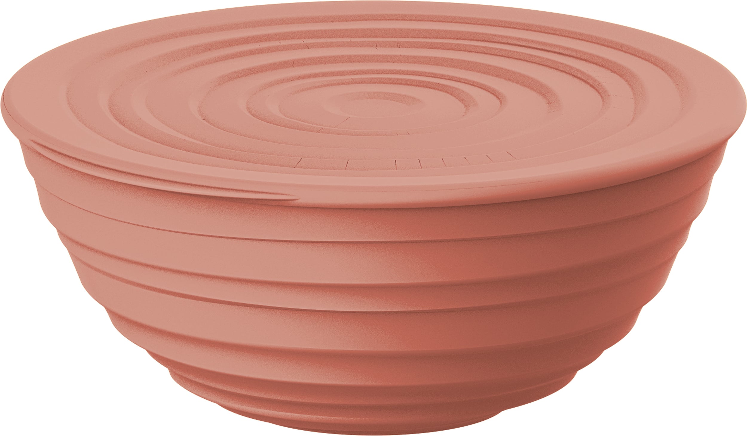 Tierra Schüssel mit Deckel M Terrakotta