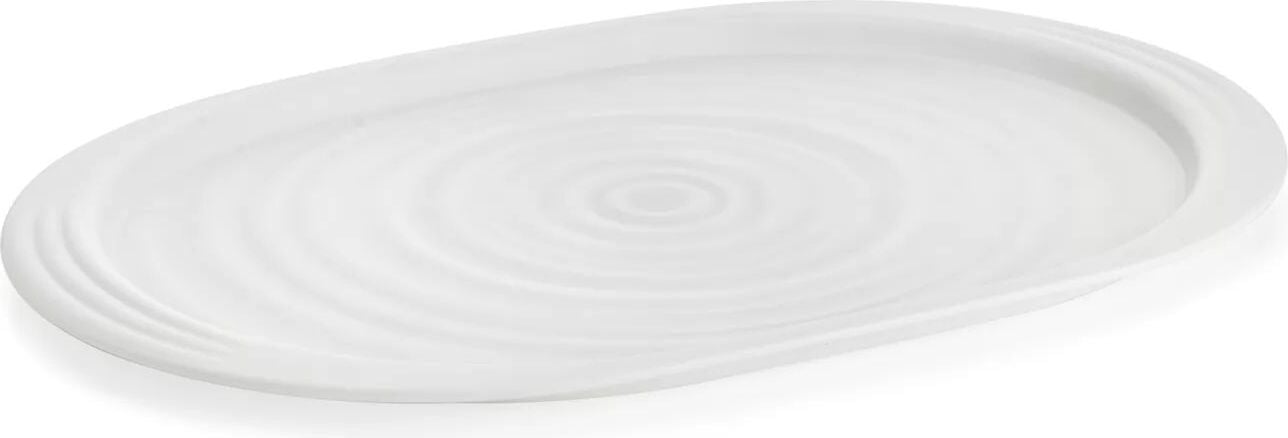 Tierra Serviertablett M milchweiß