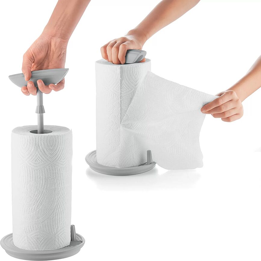 Tierra Stalak za papirnate ručnike s ručkom bež