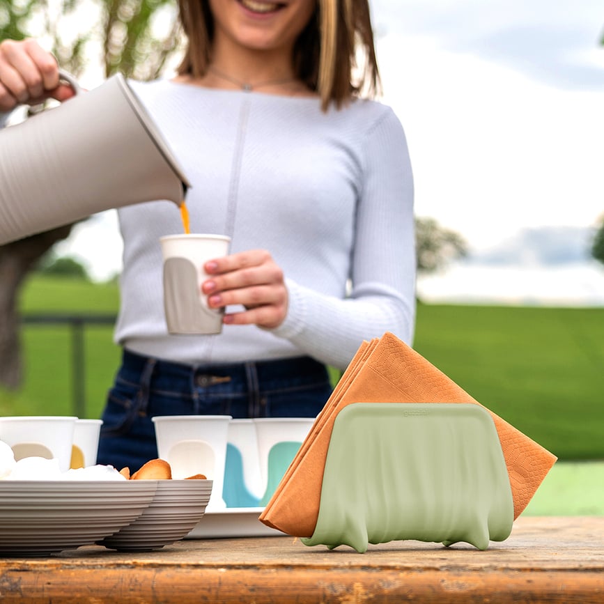 Tierra Držač za Salvete mliječno bijeli