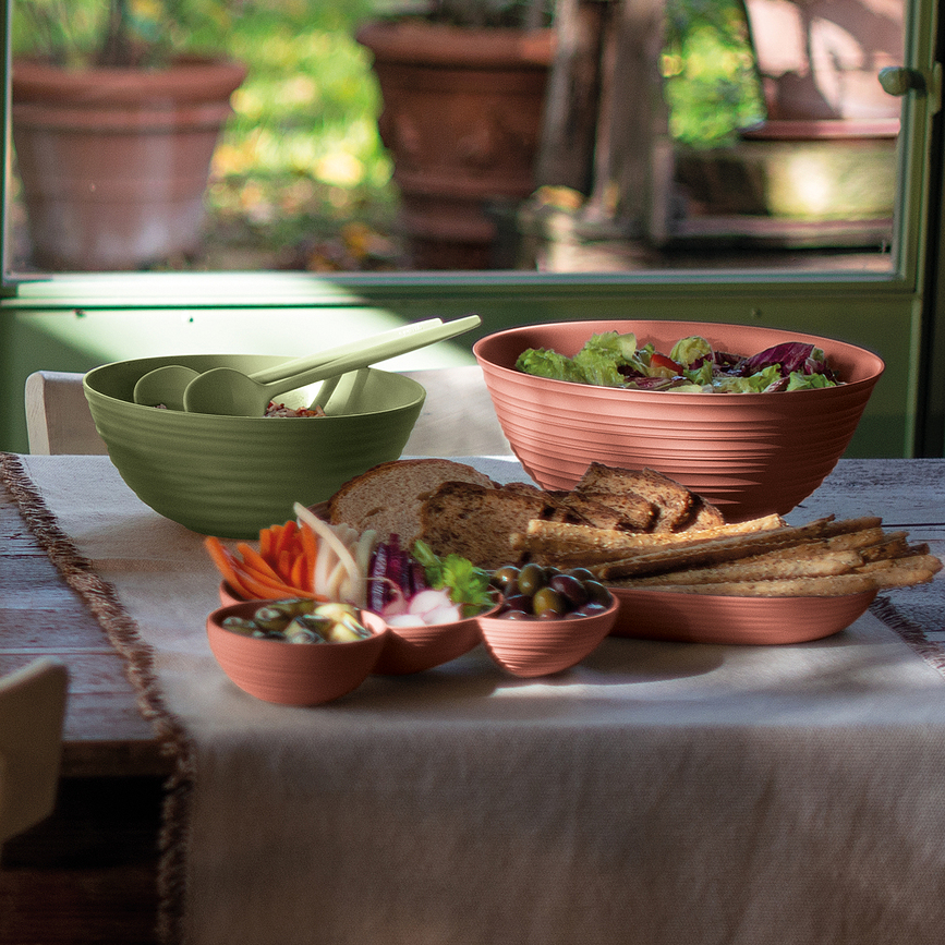 Tierra Žlice za solato, svetlo zelene, 2 kosa