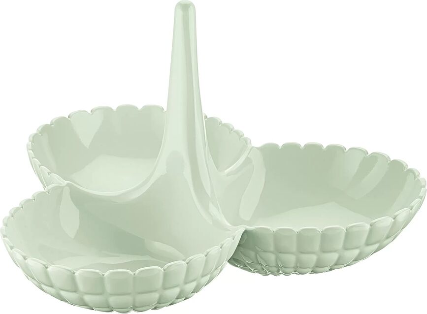 Tiffany Bol de service triple, pistache