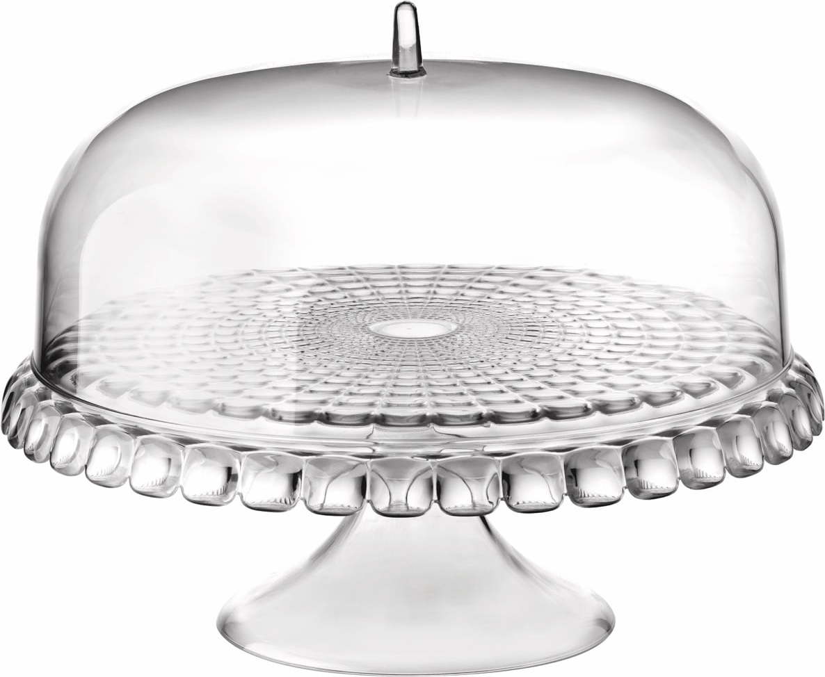 Tiffany Kuchenetagere klein durchsichtig