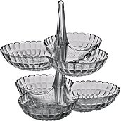 Tiffany Multi-tiered snack service anthracite