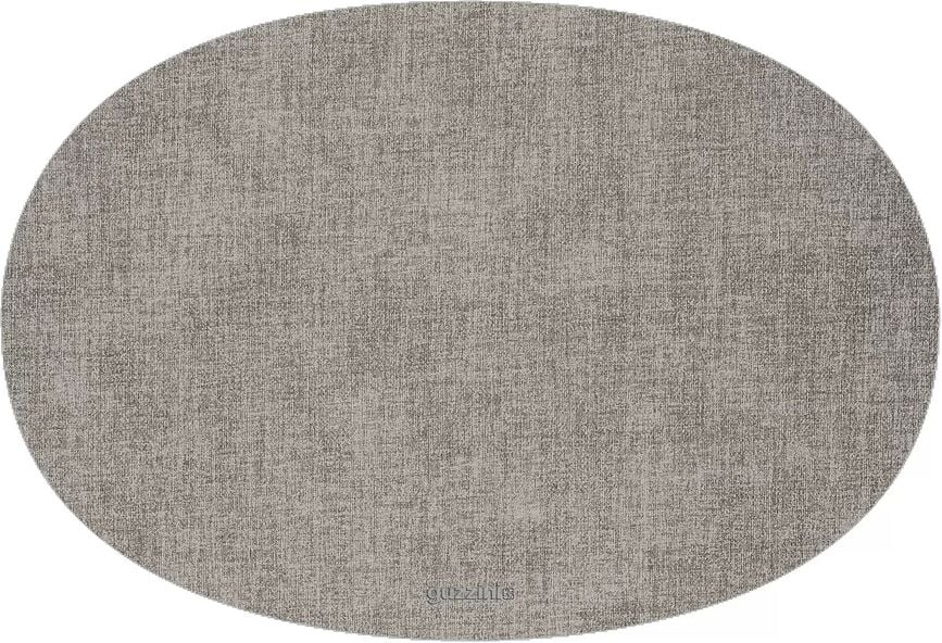 Tiffany Podmetač ovalni 33 x 48 cm sivi