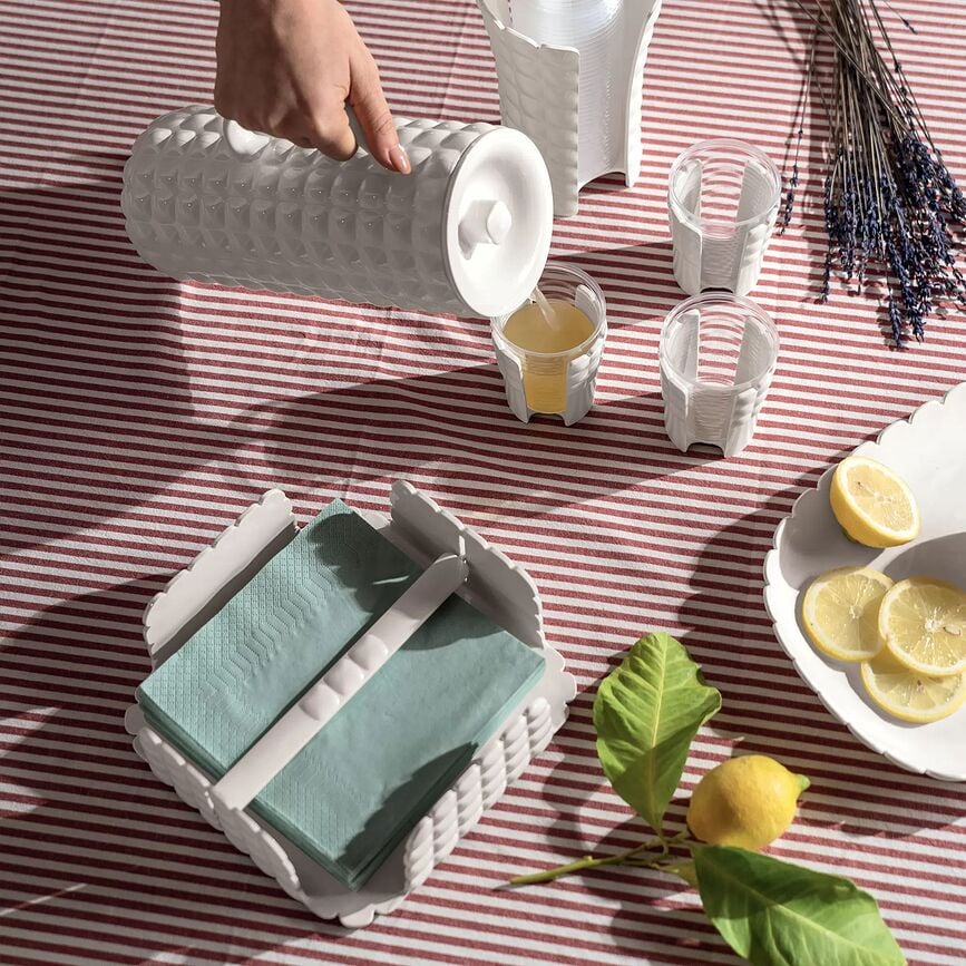 Tiffany Porte-Serviettes carré, bleu