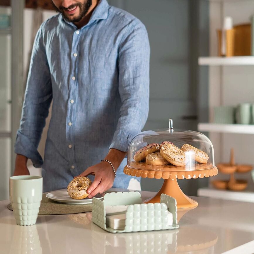 Tiffany Porte-Serviettes carré, bleu