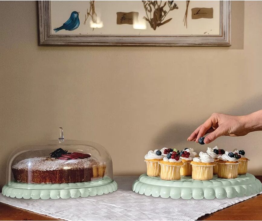 Tiffany Présentoir à Gâteau, anthracite