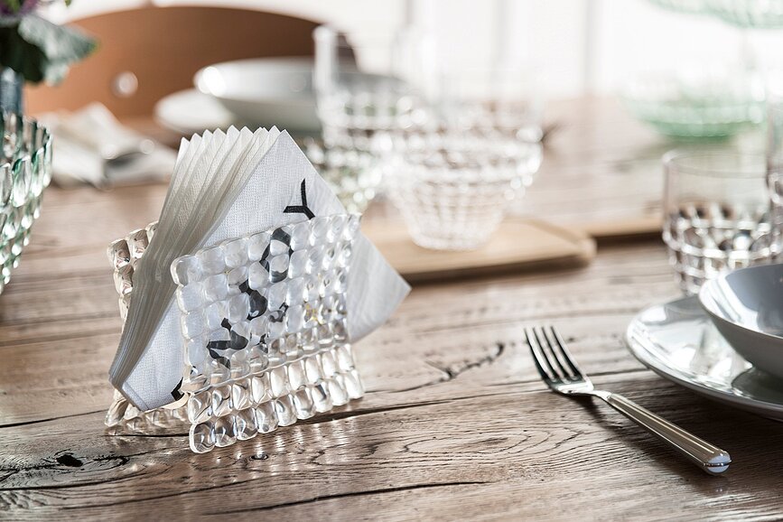 Tiffany Stojalo za prtičke, prozorno