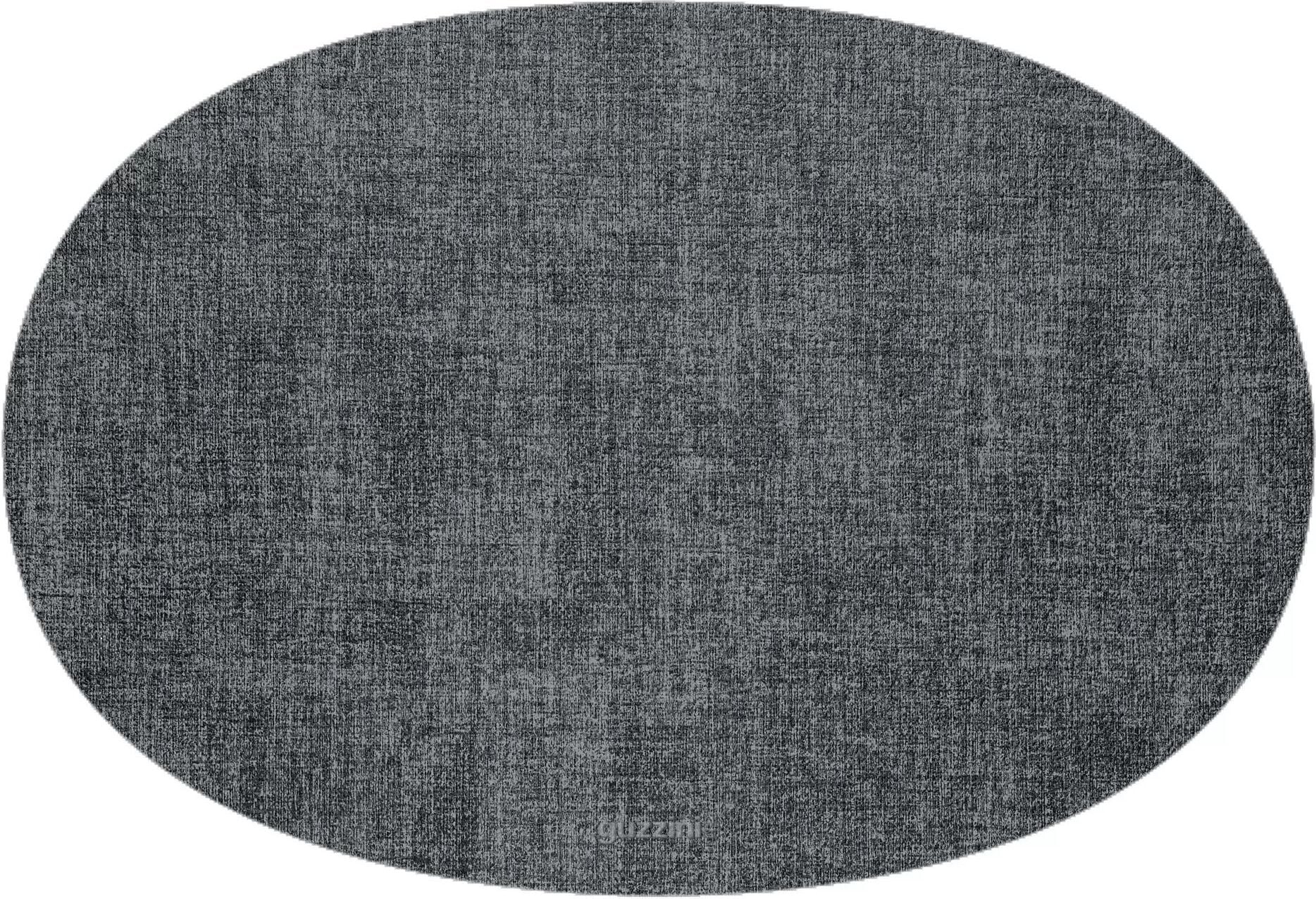 Tiffany Tellerunterlage 33 x 48 cm oval anthrazitfarbig