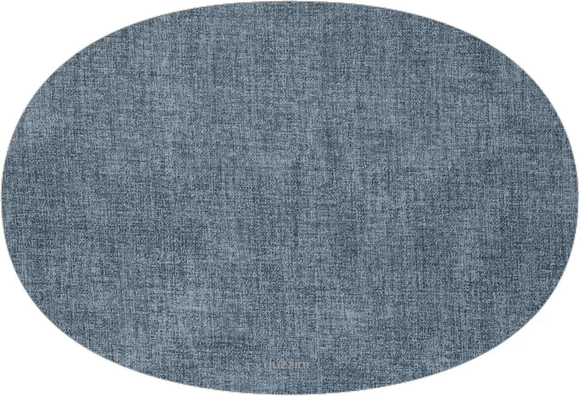 Tiffany Tellerunterlage 33 x 48 cm oval blau