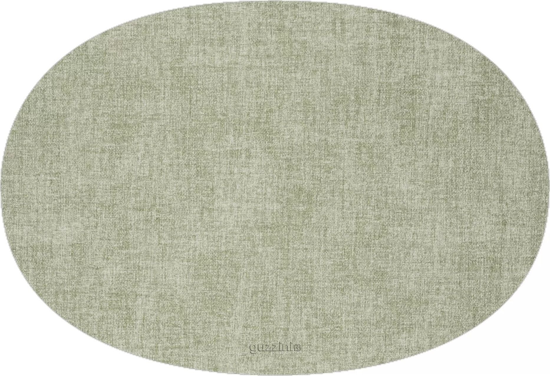 Tiffany Tellerunterlage 33 x 48 cm oval mintgrün