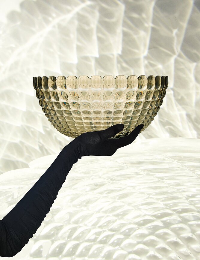 Tiffany Zdjela za salatu L antracitna