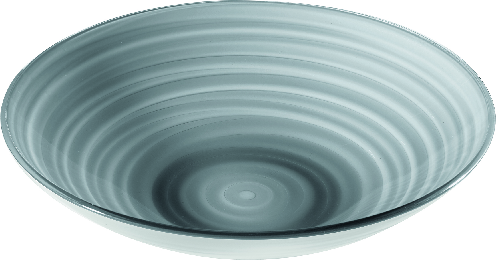Twist Obstschale 37 cm grau
