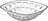 Two-tone Brödkorg, grå