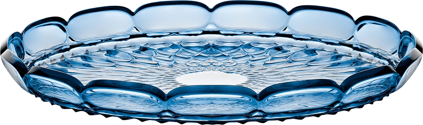 Vanity Δίσκος Σερβιρίσματος, 36 cm, μπλε