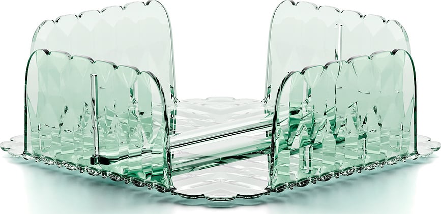 Vanity Držač za salvete 20 x 20 cm zeleni