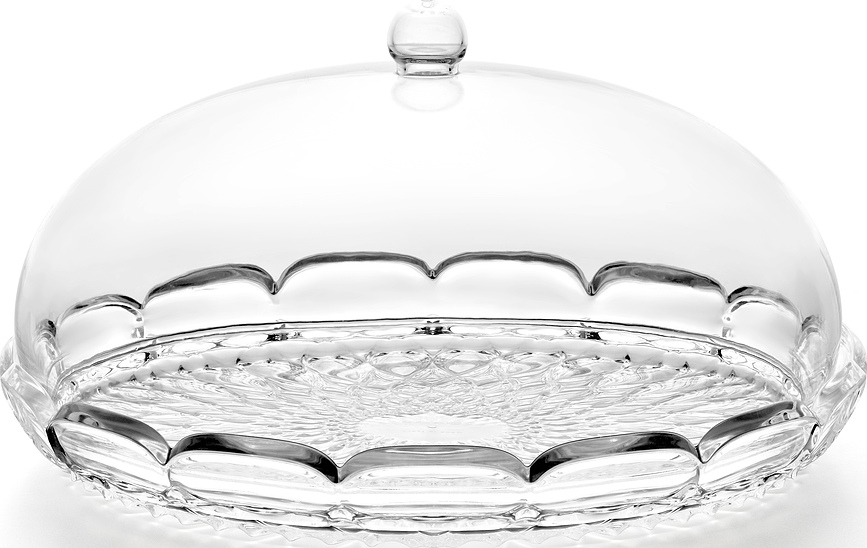 Vanity Patera za torto, 16 cm, prozorna