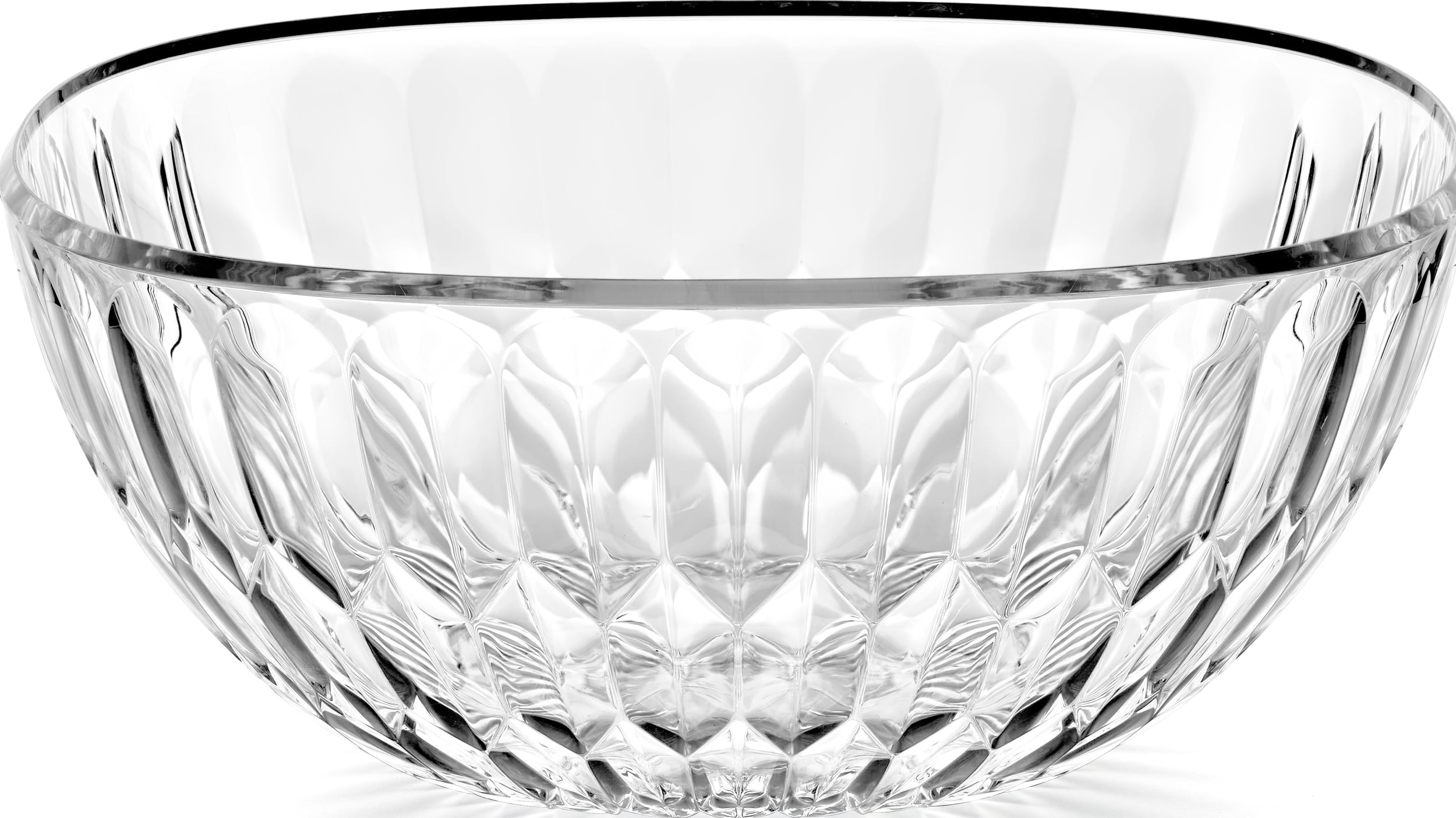 Guzzini Saladier VANITY Rond Cristal naturel Transparent 6,28 L