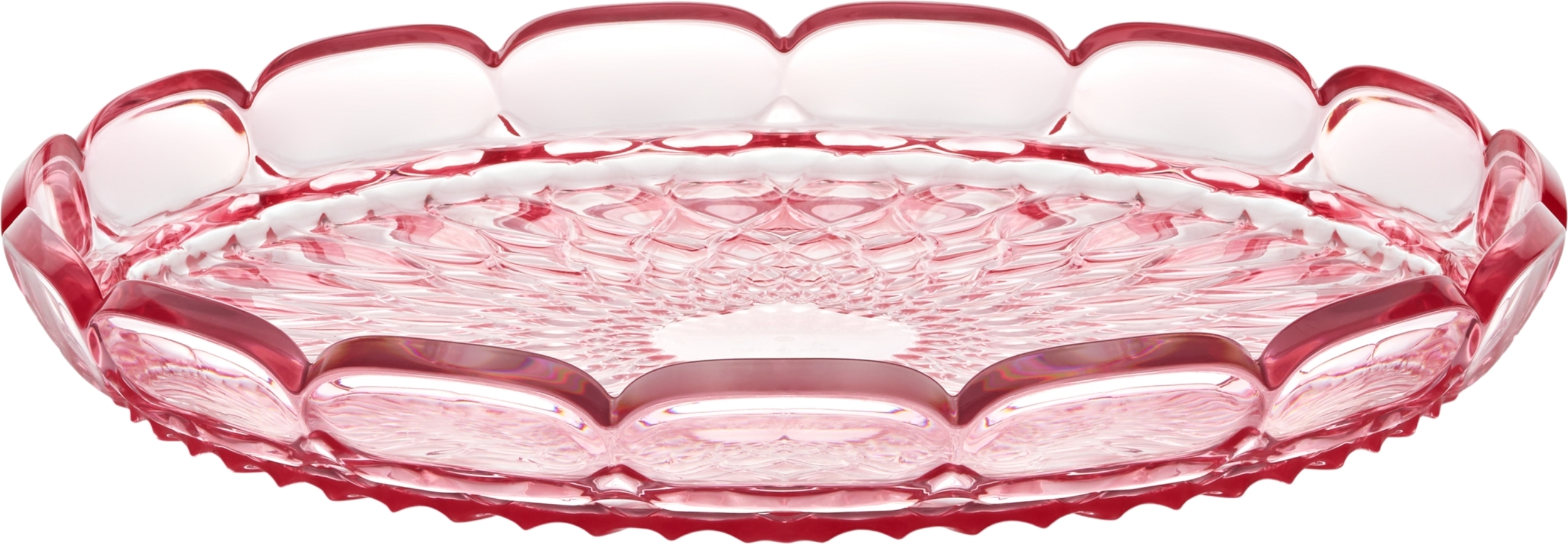 Vanity Serviertablett 30 cm rosa