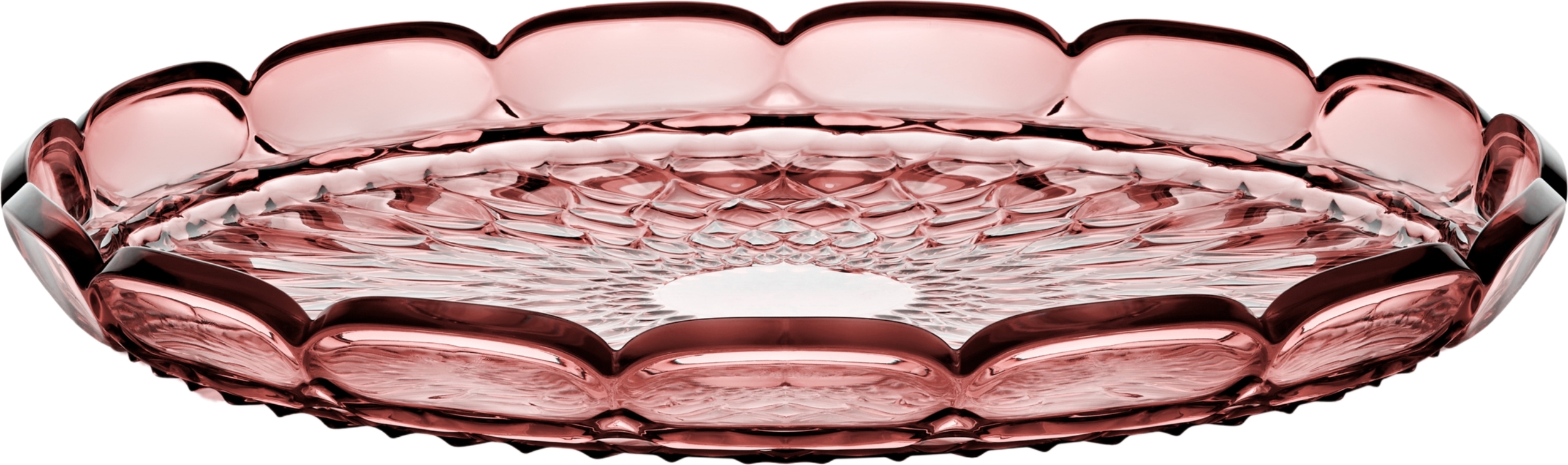 Vanity Serviertablett 36 cm violett-rosa