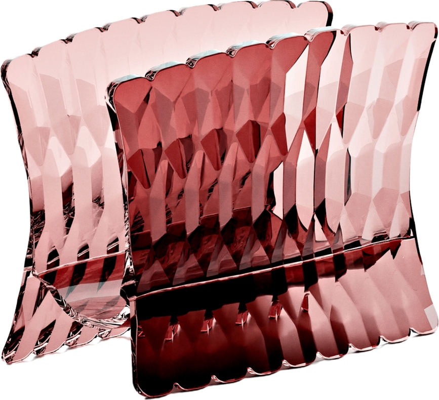 Vanity Θήκη για Χαρτοπετσέτες, μωβ-ροζ