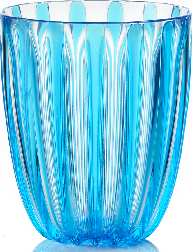 Vaso reciclado Dolcevita, 350 ml, turquesa