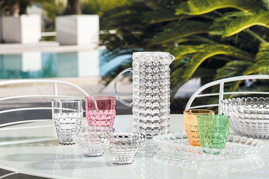 Vasos Tiffany 350 ml, de colores, 6 unidades