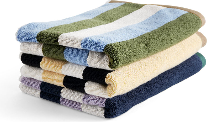 Alfombra de Baño Trio, beige, negra y amarilla