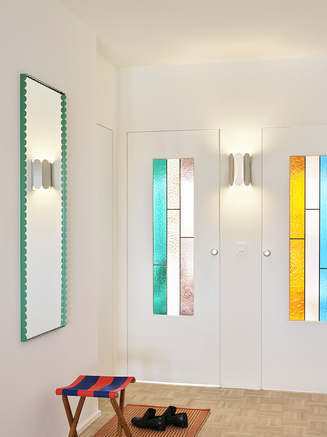 Aplique de Pared Arcs, granate