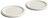 Assiettes plates Barro 24 cm, blanc cassé, lot de 2