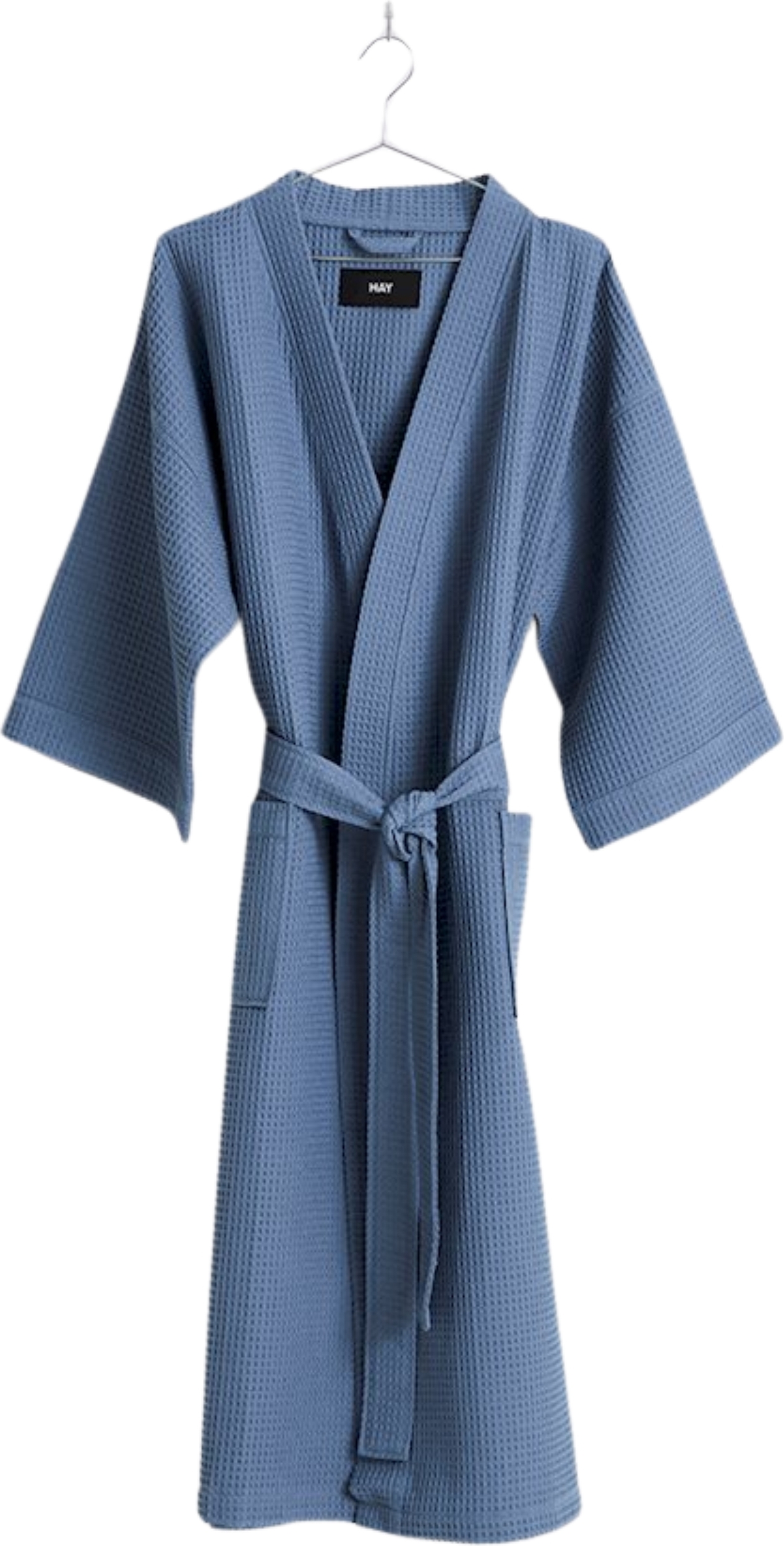 Bademantel Waffle, blau