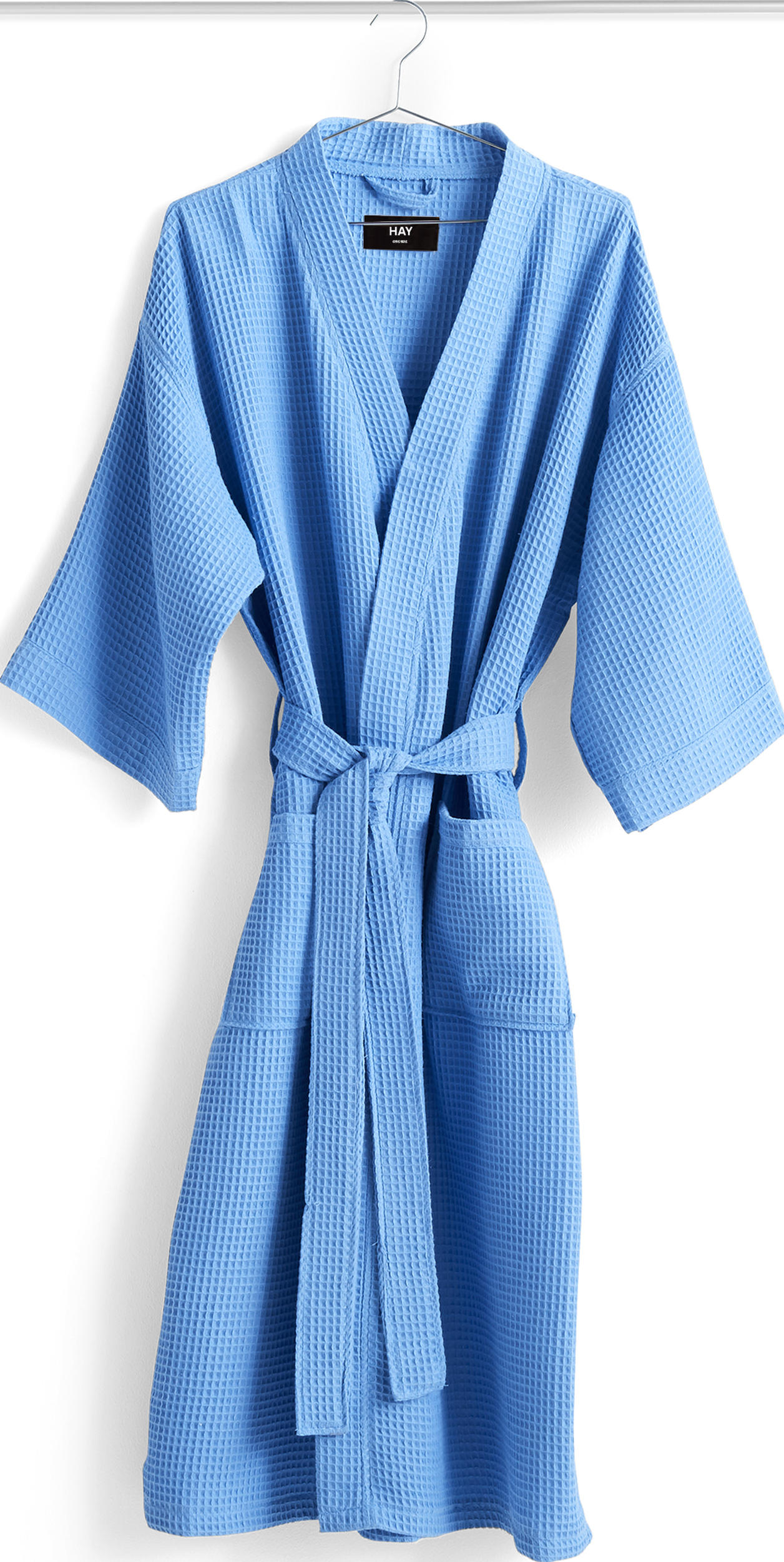 Bademantel Waffle, hellblau