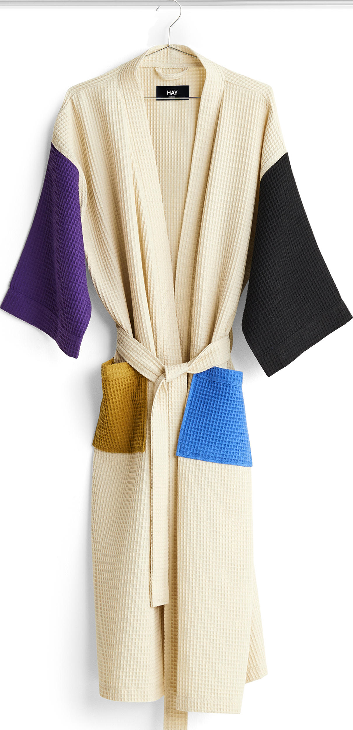 Bademantel Waffle Multi, creme