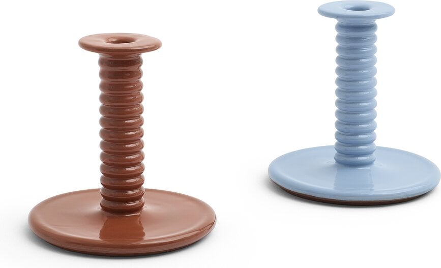 Barro Bougeoir pour bougie chandelle, marron