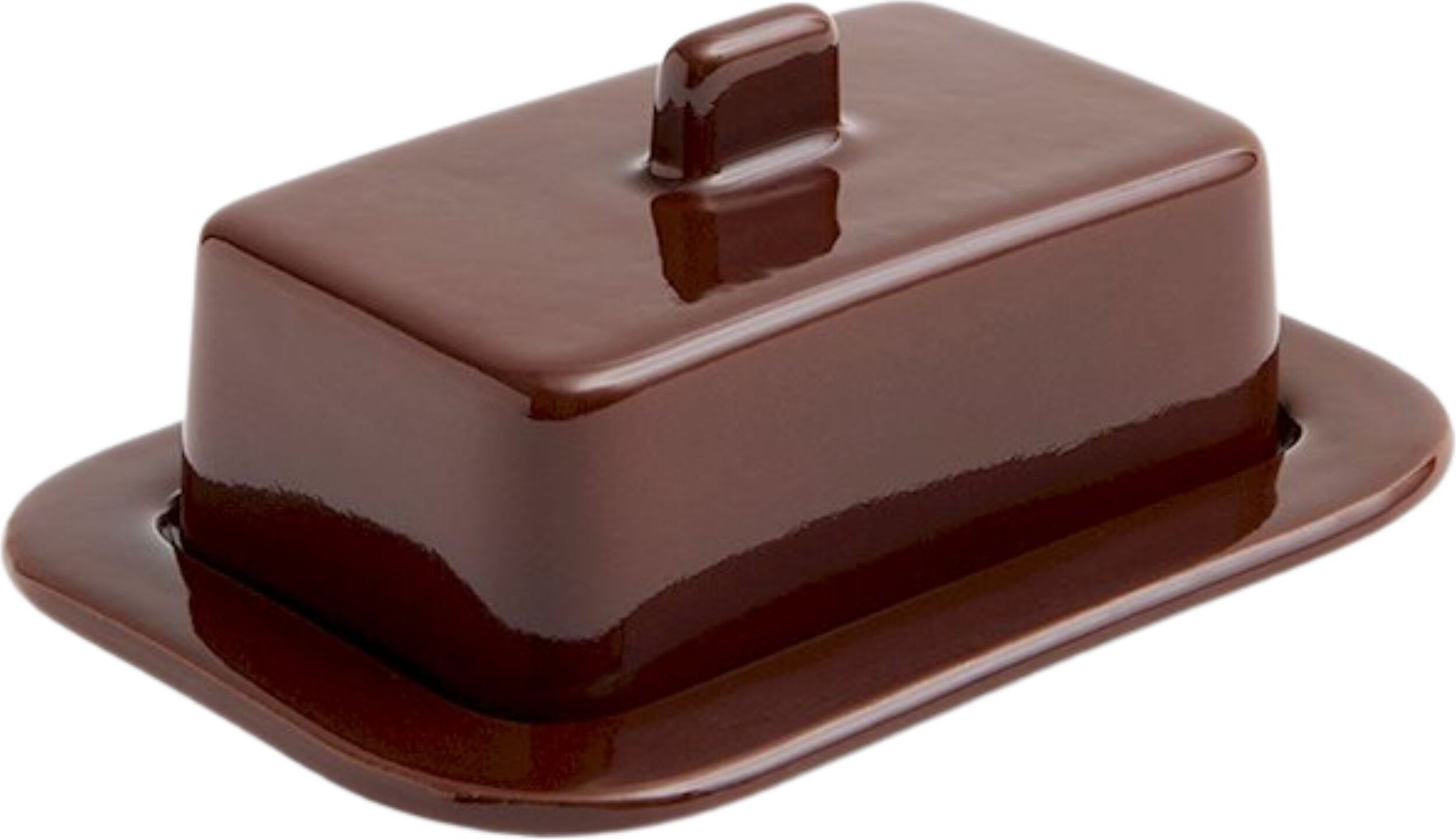 Barro Butterdose, burgunderrot