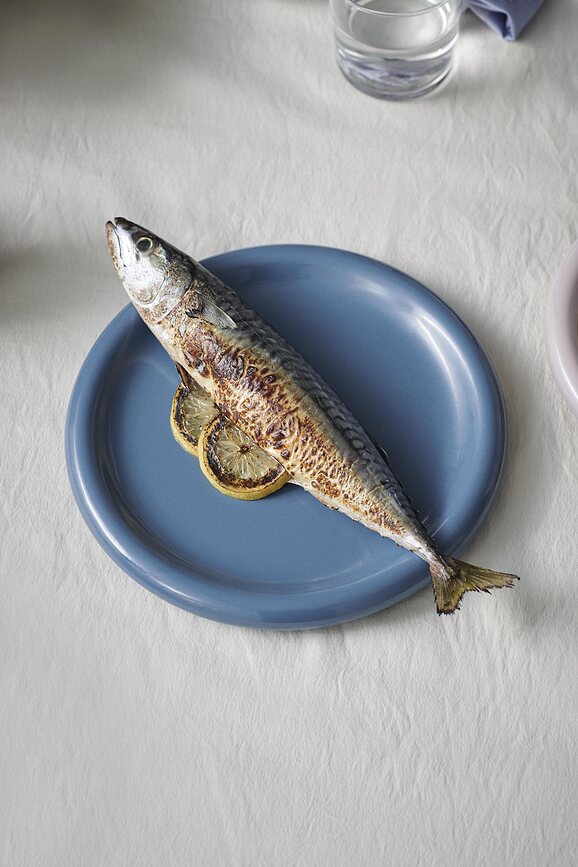 Barro Krožnik za glavno jed, 24 cm, temno moder, 2 kosa