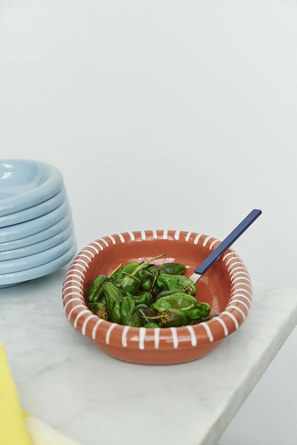 Barro Plat de Service petit, bleu clair