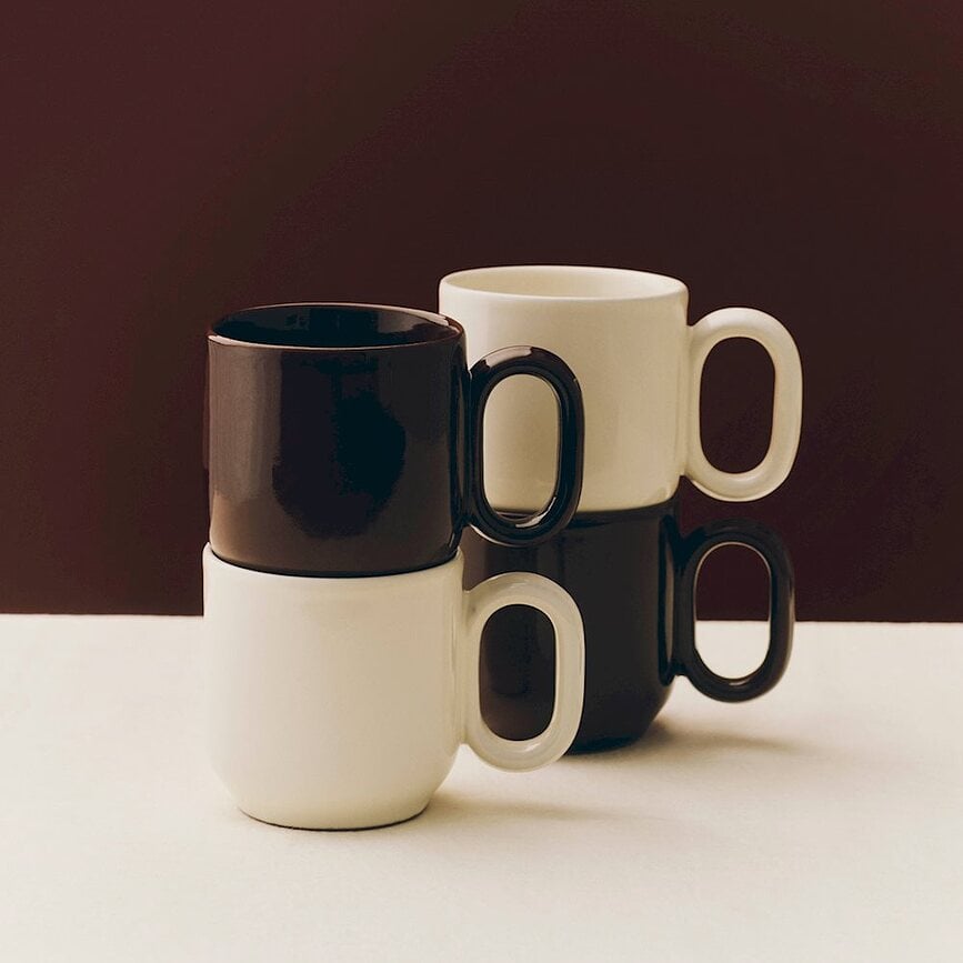 Tasses Barro blanc, lot de 2