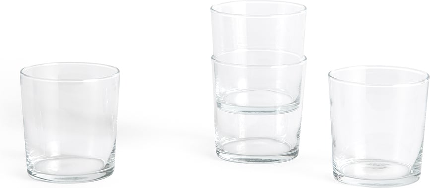 Bicchieri Hay 360 ml trasparenti, 4 pz.