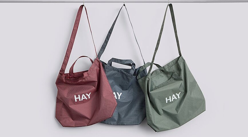 Bolsa Grid M azul marino