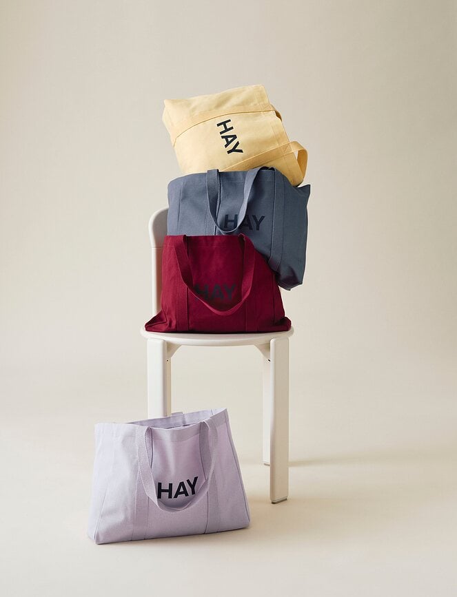 Bolsa Shopper Hay, talla M, burdeos